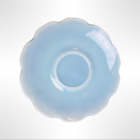 Complete 1930s Vintage Jeannette Cherry Blossom Delphite Blue 14 Pc Child's Set - Picture 6 of 10